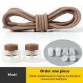 Spring Lock Shoelaces No Tie Shoe Laces Sneakers Round Elastic Shoelace Kid Adult Quick Without Ties Shoestrings Rubber Bands