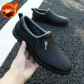 Wear-resistant Male Shoes Waterproof and Non-slip Rubber Fashion Pvc Wide Toes Men's Rain Boots Designer Without Lacing New Gum