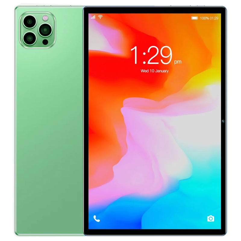 Global Version 10.1 Inch Tablet PC 3G Phone Call Octa Core Dual SIM Dual Cameras 4GB+64GB Android 13 WiFi Bluetooth Google Play