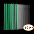 10 Pcs Plastic File Folder with Sliding Bar(10mm) Report Covers, Transparent Resume Presentation File Folders Organizer Binder