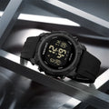 Naviforce 7104 Luxury Men Fashion Watch Water Resistant Wristwatches Silicone Strap LCD Electronic Clock Relogio Masculino