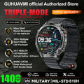 New 1400mAh Battery Sports Smart Watch 1.7” SOS+Flashlight Exercise Record Bluetooth Call Waterproof Health Watch For Android iO