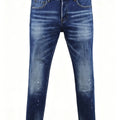 6057 Four Seasons New Men's Wear Washed Ripped Patch | SAMAG