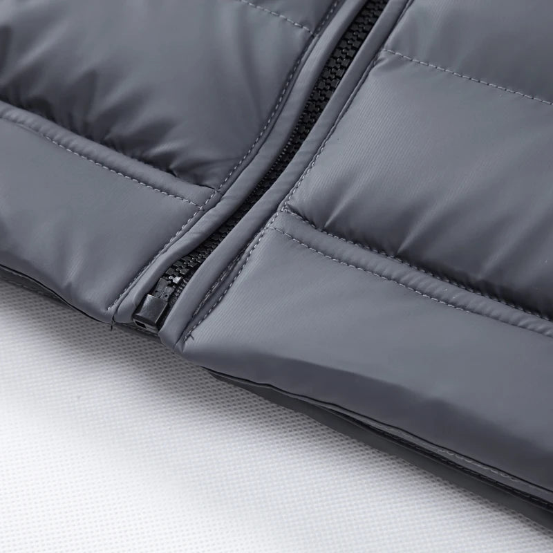 Men Lightweight Cotton Parkas Men Hooded Youth Casual Versatile Short Jacket Men Autumn and Winter Snow Clothing Thermal Jacket
