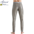 Anti-radiation 100% silver fiber knitted fabric women's long underwear Phone Electromagnetic radiation shielding men's underwear
