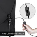 New 30w 40w Photography 50x70CM Softbox Lighting Kits System Soft box Continuous Light Use For Photo Studio Portrait Shooting