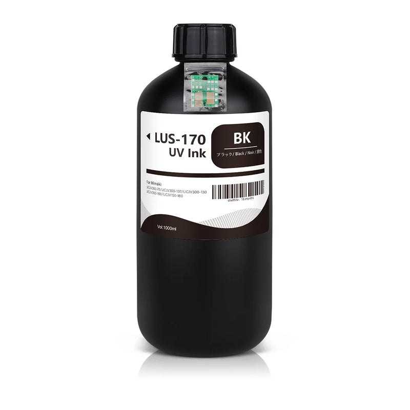 Winnerjet LUS-170 Special Ink Bottle With One Time Use Chip With UV Ink for Mimaki UCJV300-75 UCJV300-107 UCJV300-130