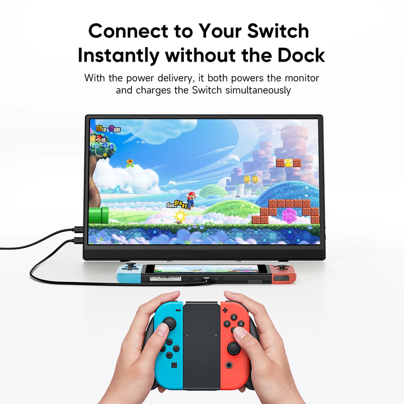 Dopesplay 15.6inch Portable Monitor FHD 1080P IPS - Visuel 5 | SAMAG