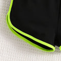 Girls Outfit, Neon Letter Print Spaghetti Cami | SAMAG