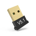 USB Bluetooth 5.1 Adapter Transmitter Receiver Bluetooth Audio Bluetooth Dongle Wireless USB Adapter for Computer PC Laptop