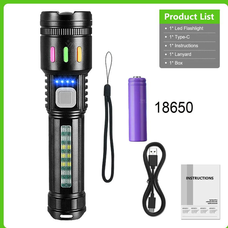 Tactical Self Defense Flashlight Personal Protection Led - View 7 | SAMAG