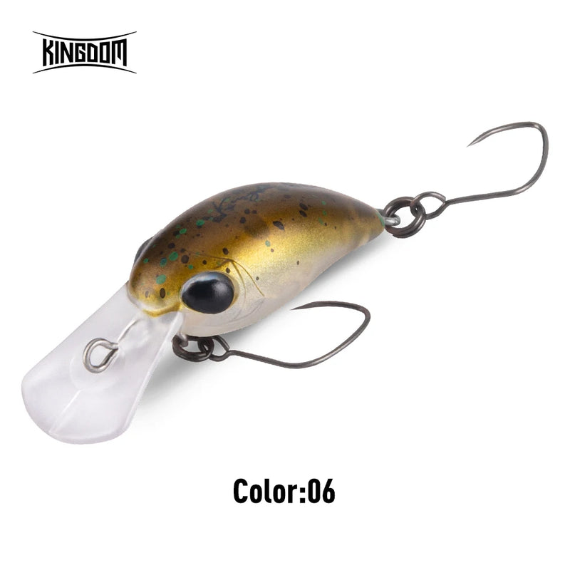 Kingdom Mini Crank Minnow Lure 1.5g 25mm 3.2g 32mm | SAMAG