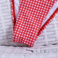 Sexy red plaid print bikinis sets two pieces micro | SAMAG