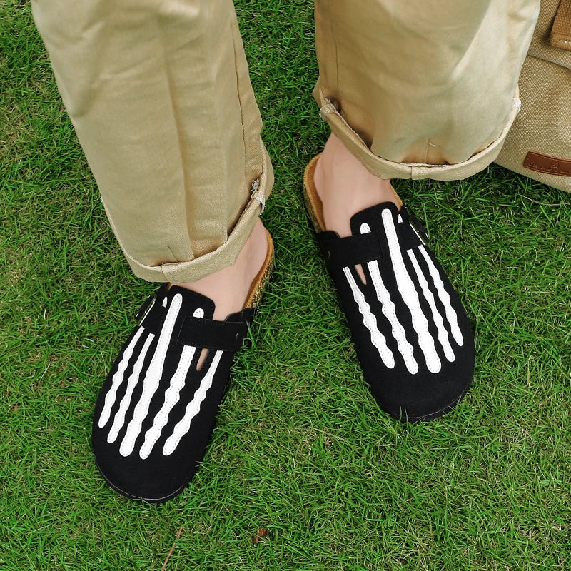Men Shoes Cork Clogs Arch Support Fashion Mules For Classic Potato Women's Shoes Cozy Cork Footbed Lady Clogs Slippers