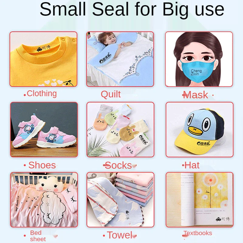 10 ml Quick Drying Stamping Ink Students Children Clothing Stamp White Black Oil Ink for Wood Paper Waterproof No Fade