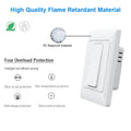 Tuya Zigbee Smart Wall Switch With Neutral Wire Optional Push Button Physical Light Switch Voice Control Google Home Alexa
