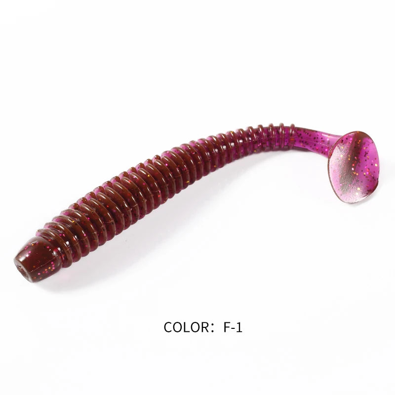2023 Supercontinent Impact Ring Shad Fishing Lure Soft 20pcs 10pcs 6pcs Plastics Baits Swimbait Jigging Lure Artificial Baits