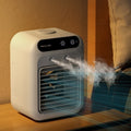 500ml Mini mobile air conditioner fan Portable desktop water capacity air cooler fan humidifier cooling function USB charging