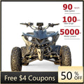 Rs 5000W Powerful 4-Wheel Electric Sport 4WD Electric Quad Motorcycle 72v with QS Engine