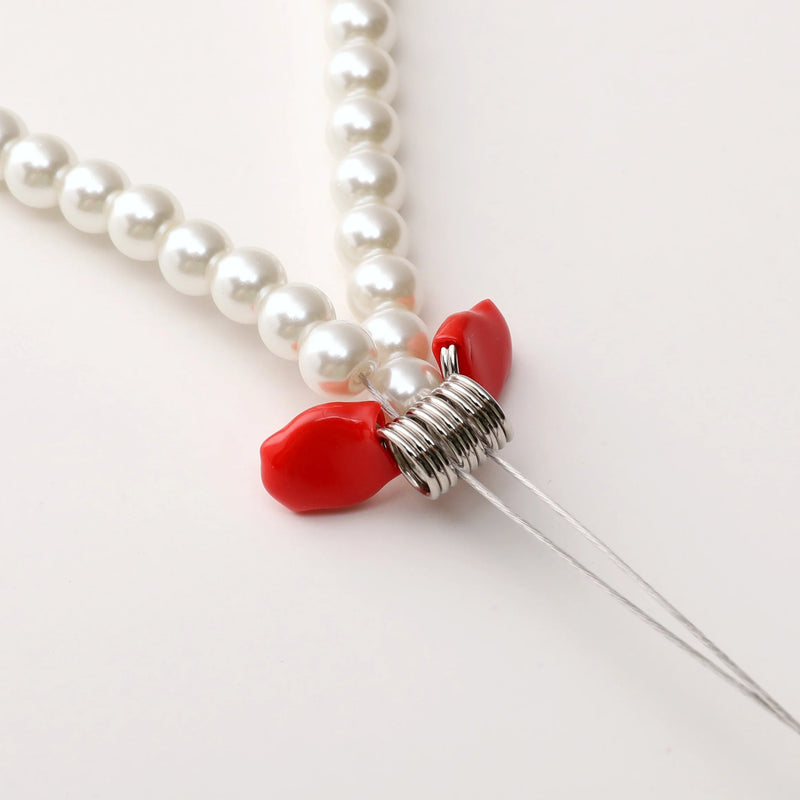 1 Pcs Beads Stopper Spring Clamps Creative Bead Wire End Jewelry Making Tool, DIY Bracelet Necklace Tool Accessory for Handmade