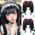 Synthetic Straight Wigs with Bangs Long Silky Heat Resistant Fiber Hair Full Machine Wig Cosplay Party Wig For Fashion Women