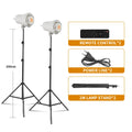 Bowens Video Studio Kit 90/135W 220V Photography Light Dimmable Kit LED Lamp 2m Tripod Flash Studio Lighting 3000-6000K 3 Color