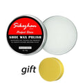 Colorless Odorless Mink Leather Shoe Conditioner, Nourishing Anti-Crack Waterproof Shine with Applicator Sponge