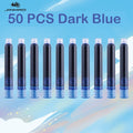 500/12 PCS JINHAO 12 Colors 3.4mm Non carbon Fountain Pen Ink Universal Sac Cartridges Refills School Office Supplies Stationery