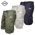 Paris Printed Casual Work Shorts Men's Multi-pocket Loose | SAMAG