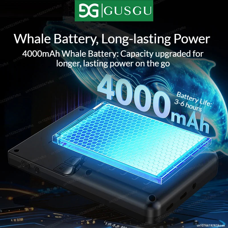 New Handheld Game Console 4.5 inch IPS Screen Linux Retro Video Games Player 4000mAh Long Standby Supports Many Classic Game H7