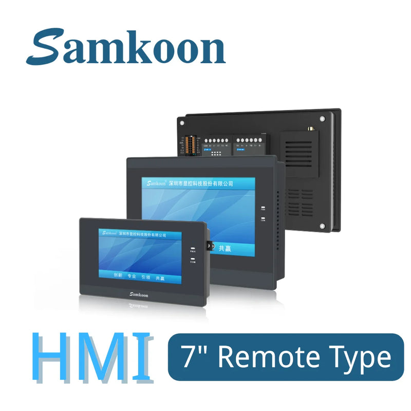 Samkoon 7" HMI Touch Panel IoT Function Wifi 4G Optional Modbus RTU TCP Protocol