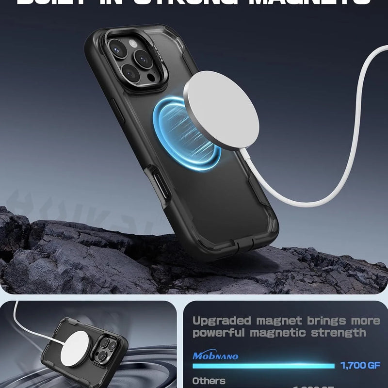Case For iPhone 17 Pro Max 16 Pro 15 Pro Max 14 13 12 Magsafe Magnetic Camera Protective Full Body Shockproof Protective Covers