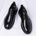 2026 Spring New Designer Dress Shoes for Men Black Fashion Casual Leather Shoes Male Soft Sole Business Wedding Shoe Man