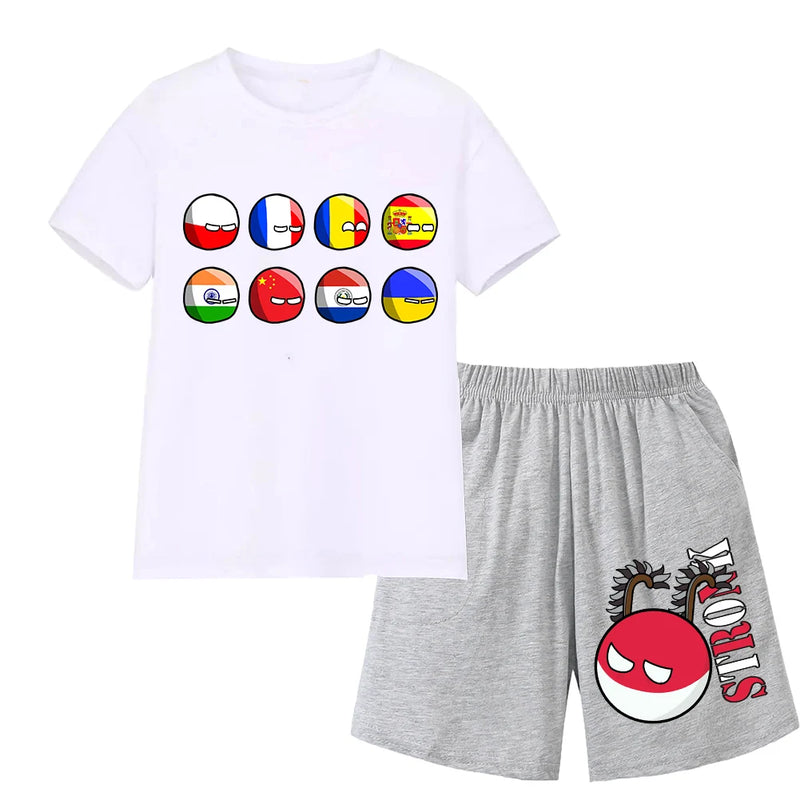 Countryball Polandballs Clothes for Summer Toddler Girls | SAMAG