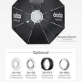 Godox EazyFlow Octa 60/90/120/150 Foldable Softbox Quick Release Portable Lighting Diffuser for Photography Studio