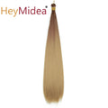 22-28Inch Straight Pony Hair Bundles Crochet Braids Hair Silky Colorful Synthetic Braiding Hair Ombre Synthetic Hair For Women