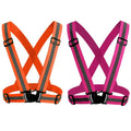 Unisex Night Running Suspender Reflective Suspenders For Men Women Colorful Adjustable Luminous Wide Braces Youth Sport Belt