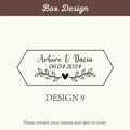 Double Compartment Wooden Jewelry Case, Clear Window Display, Personalized for Engagement/Wedding, Stylish Ring/Earring Storage