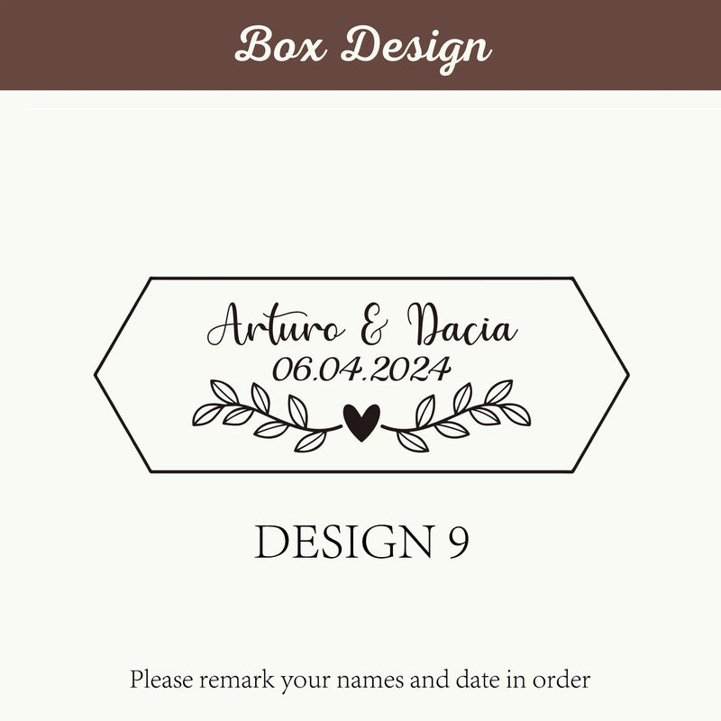 Double Compartment Wooden Jewelry Case, Clear Window Display, Personalized for Engagement/Wedding, Stylish Ring/Earring Storage