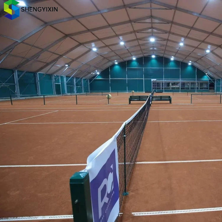 Waterproof Sport Tent PVC Heavy Duty Aluminum Frame Structure Pickleball Cancha De Paddle Tennis Basketball Court Large Tent