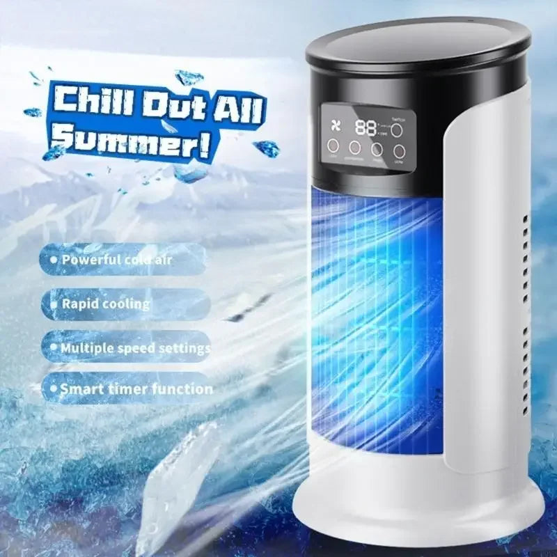 Portable Air Conditioner 6 Speed Evaporative Air Cooling Fan Blower