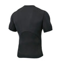 Men's High Elastic Quick Dry Slim Compression T-Shirt, Breathable Mesh Back, Body Shaping Fitness Workout Top