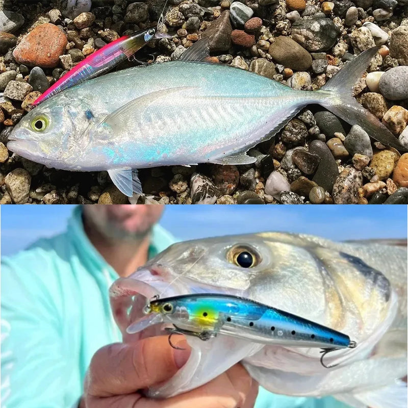 D1 Floating Minnow Fishing Lure Long Casting 120mm/20g | SAMAG