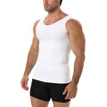 Men Shapewear Vest Triangle Mesh Chest Breathable Compression Tank Top Summer Slim Fit Body Shaper Sports Casual Daily Undershir