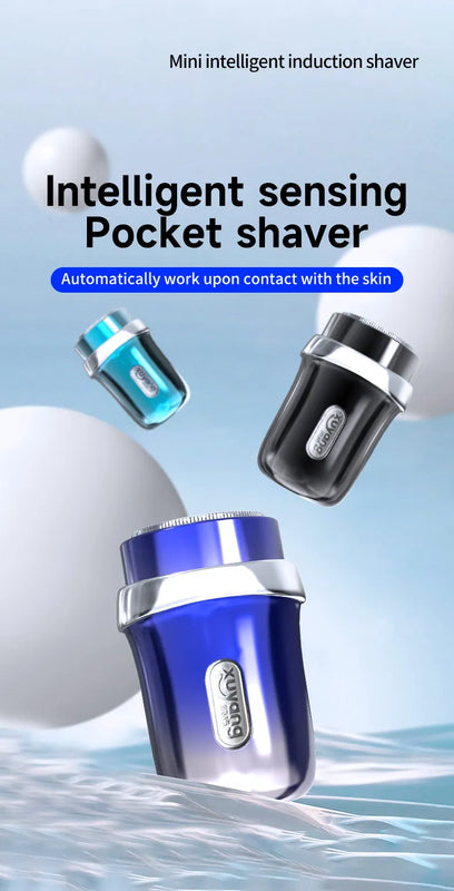 Mini Electric Sensor Shaver Portable Powerful Storm Razor For Unisex, Portable, IPX7 Washable, Electric Razor For Vehicle/Travel
