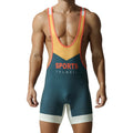 Men's Bodysuit Undershirt Gym Sports Vest Boxers Wrestling Singlets Bodybuilding Jumpsuits Cycling Running Fitness Clothing