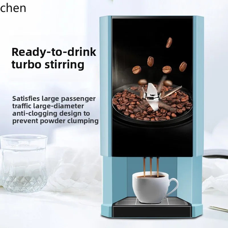 LXC automatic instant coffee machine household hot and cold water self-service milk tea juice soy  all-in-one machine commercial
