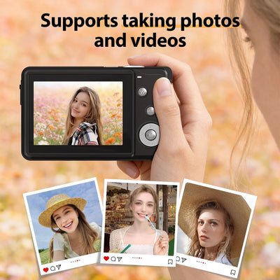 4K 64MP Digital Camera with 18X Zoom, Auto Focus | SAMAG