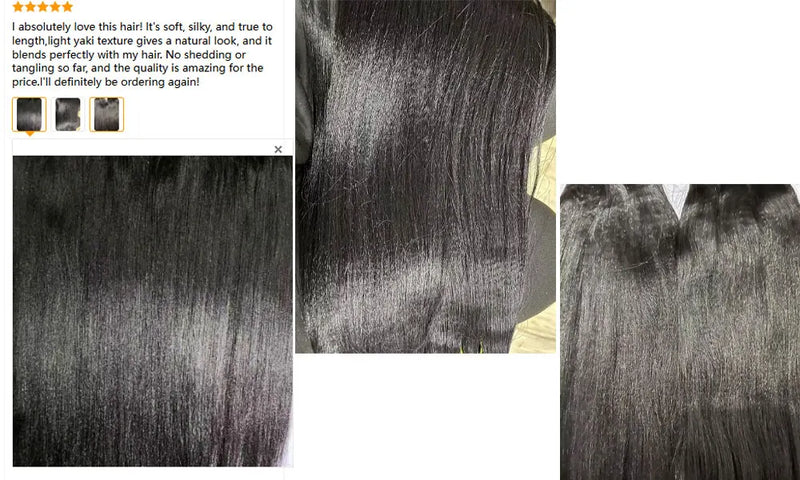 18A Light Yaki Straight Hair Bundles 4PCS Deal Natural Color 100% Human Hair Bundles Quick Weaves Sew In Human Hair Extensions