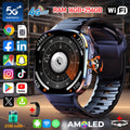 4G/5G Smartwatch 2.4 inch 720*720 Amoled Android 10.0 900W Camera GPS WIFI SIM Card 16GB+256GB RAM 2100Mah Battery Smart Watch